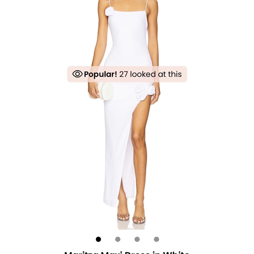 REVOLVE - NEW TO COME - Elegant White Maxi Dress